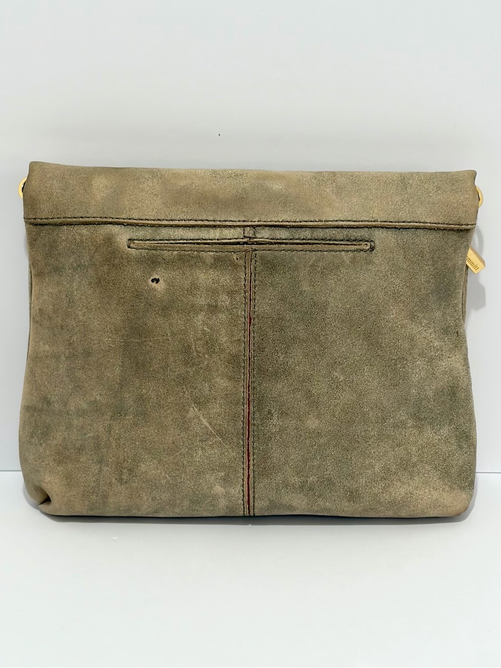 Hammitt VIP Medium Crossbody In Pewter With Gold Hardware/Red Zip - Picture 2 of 16